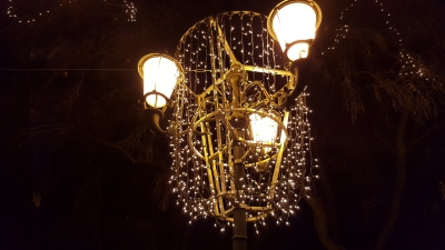 Kecskem&eacute;ti T&eacute;li Fesztiv&aacute;l - Főt&eacute;r, T&eacute;rvil&aacute;g&iacute;t&aacute;s D&iacute;sz&iacute;t&eacute;s